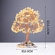 thumbnail image 4 of Xiao Hua 1 adorno de árbol de piedra de cristal púrpura natural, base de piedra natural, árbol de la riqueza, piedra triturada de colores, árbol de la vida, adorno de decoración de escritorio, 4 of 5