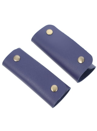 2Pcs Handbag Handle Leather Bag Wrap Covers Replacement Handle Protectors  Purse Strap Cover Handle Grip Suitcase Travel Bag Black