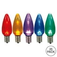thumbnail image 2 of Vickerman C9 Transparent Plastic LED Multi-color Dimmable Bulb, package of 25 per bag, 2 of 3