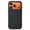 Black, variant on Lpalce for iPhone 17 Pro Max Silicone Case, Compatible with MagSafe and Camera Control Button,With Two Connection Points Soft-touch Slim Fit Magnetic Phone Protection Cover 6.9" - Bright Guava