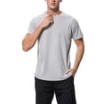 thumbnail image 2 of Men's Quick Dry Short Sleeve Rash Guard Swimwear UPF 50+ Sport Shirt Swim Tops, 2 of 5