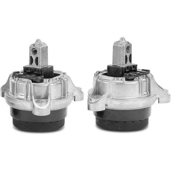 Front Engine Mount Kit 2 - Compatible with 2011 - 2016 BMW 535i 3.0L 6-Cylinder - Autopart Premium