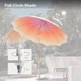 thumbnail image 6 of Outdoor Patio Umbrella with LED Lights, 9FT Canopy, 360° Rotation & Tilt for Deck Poolside, 6 of 7