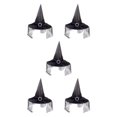 thumbnail image 3 of Ounissouiy Exquisito sombrero de : ligero y duradero para Halloween Cosplay Halloween Cosplay Party Hat negro Type2 NO2, 3 of 6