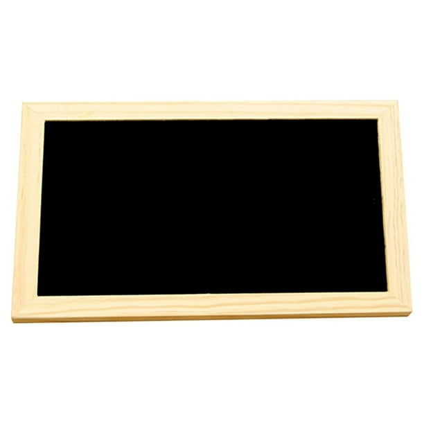 WORGEOUS Letrero de pizarra Tablero de mensajes borrable a una cara Pizarra Letreros de decoración de pared con cuerda colgante 30x20cm