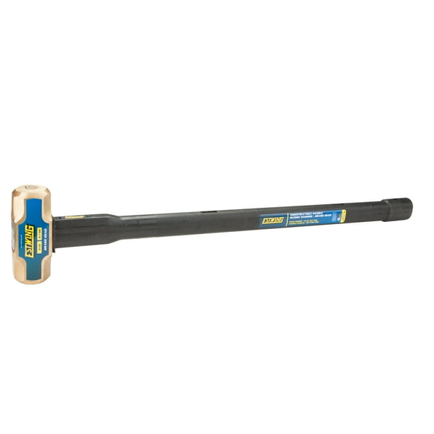 Estwing ESH630X/BR 6Pound Brass Sledge Hammer, 30Inch Indestructible