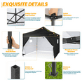 HOTEEL Pop Up 10x10 Canopy Tent,Outdoor Heavy Duty Vendor Tent with
