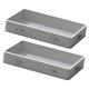 thumbnail image 2 of Contenedor de almacenamiento debajo de la cama, bolsa de almacenamiento de 30 l con asas, perfil bajo para sábanas de lino, papel de regalo, ropa y 2 piezas, 2 of 8
