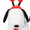 Snoopy, variant on Women's Snoopy 3D Heart Slippers
