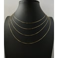 thumbnail image 2 of 14K Solid Gold Box Chain Necklace,14K Real Gold Necklace, Women, Real Solid Gold 14k Necklace,Delicate Dainty Layered Necklace (Width:0.8mm; Necklace length:16;), 2 of 10
