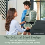 Bentgo Kids Prints 2-in-1 Backpack & Insulated Lunch Bag - Dino Fossils