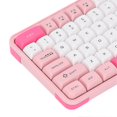 thumbnail image 2 of Wireless Bluetooth Keyboard and Mouse Combo Dual Mode 100 Keys Gaming Keyboard 1600DPI Mouse Set for PCs Laptops Pink, 2 of 4