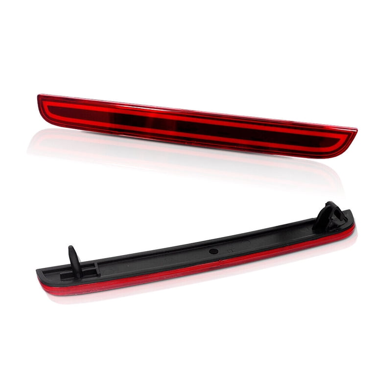 Tonsya Red LED Bumper Reflector Lights Red Lens Compatible With 2015 2016 2017 2018 2019 Dodge Challenger Rear Fog &Tail Brake Running Lamps-1012320