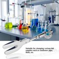thumbnail image 2 of Peahefy Condensing Tube Holder,Condensing Tube Tongs Universal Beaker Clamp Metal Holder Lab Experiment Fixture, Beaker Clamp, 2 of 8