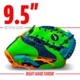 thumbnail image 3 of Franklin Sports Meshtek Kids Teeball Glove + Ball Set, 9.5 in, Navy/Lime/Orange, Right Hand Throw, 3 of 7