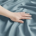 thumbnail image 4 of Nestl Pillow Cases, 1800 Series Luxury Soft Microfiber Queen/Standard Pillow Cases Set of 2 (20"x30"), Breathable & Easy Care Pillow Covers, Stone Blue, 4 of 6