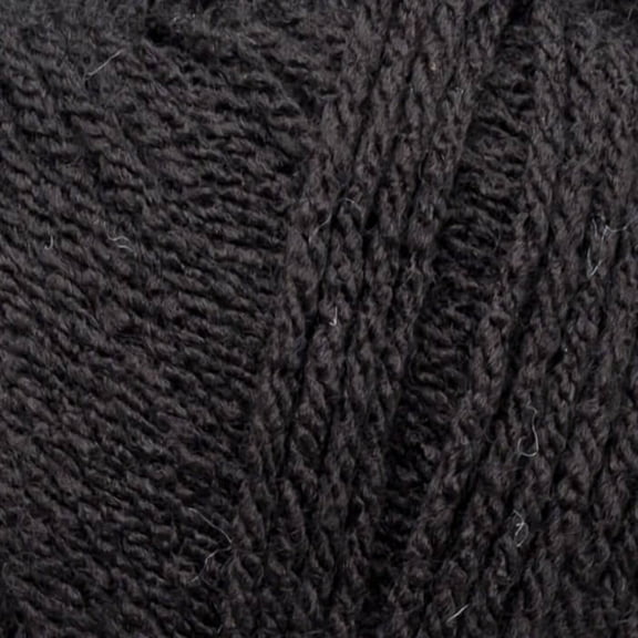Mary Maxim Starlette Yarn - Black - 100% Ultra Soft Premium Acrylic Yarn for Knitting and Crocheting - 4 Medium Worsted Weight