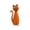 Orange, variant on 3D Cat Figurine, Christmas Home Tabletop Decoration Statue