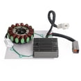 thumbnail image 2 of Magneto Stator+Voltage Rectifier+Gasket For Kawasaki ZX600 Ninja ZX6R 2007-2008, 2 of 8