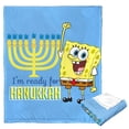 thumbnail image 6 of SpongeBob, I'm Ready for Hanukkah Aggretsuko Comics Silk Touch Throw Blanket, 50" x 60", 6 of 6