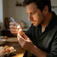 thumbnail image 4 of Egg Candler Light Hatching Lamp | LED Bird Egg with Adjustable Brightness Stainless Steel Eggs Checker with Home Incubation Projects Educational Demonstration, 4 of 8
