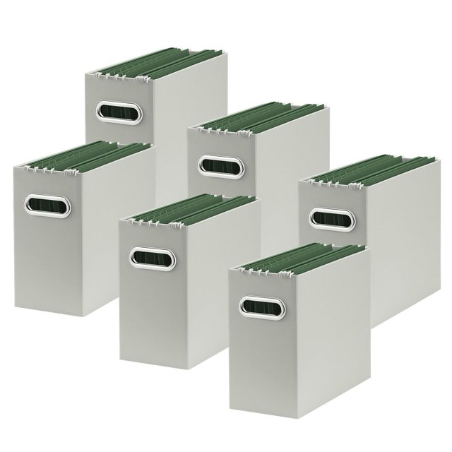 Organizador de archivos Oterri, tamaño carta, cartón plegable, 31 x 13 x 25 cm