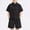 389Black866, variant on CAIVO Children Boys Summer Outfit Sets Traditional Tang Loose Fit Short Sleeve Shirt With Shorts Comfortable Casual Playwear Cozy Clothes Sets