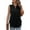 Black, variant on Womens Casual Tank Top Sleeveless Summer Shirts V-Neck Comfy Blouse for Work S-XL