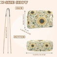 thumbnail image 4 of FORMRS Women Crossbody Purse with Chain Strap Vegan Leather Shoulder Handbag, Floral Birds Pattern, 4 of 7