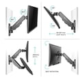 thumbnail image 4 of ONKRON TV Monitor Wall Mount Bracket for 13” – 32-Inch Screens Full Motion with Gas Spring Black G120, 4 of 5