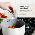 thumbnail image 5 of Greater Goods Savvy Ceramic Nonstick Cookware Set, 10 Piece Kit (Birch White), 5 of 13