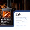 thumbnail image 2 of Tubo para Estufa de Chimenea DuraVent DVL 15 cm x 122 cm Galvanizado, 2 of 9