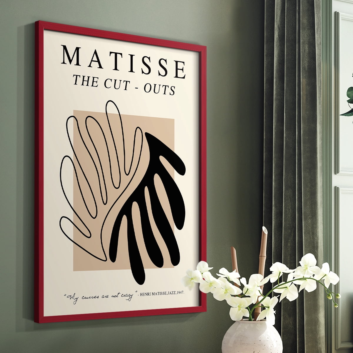 Matisse XCIX Framed Print - Solid Wood