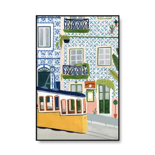 Póster de arte de pared de Turismo de ciudad famosa moderno, pintura de lienzo de paisaje de Turquía, Italia y Portugal, decoración del hogar para sala de estar