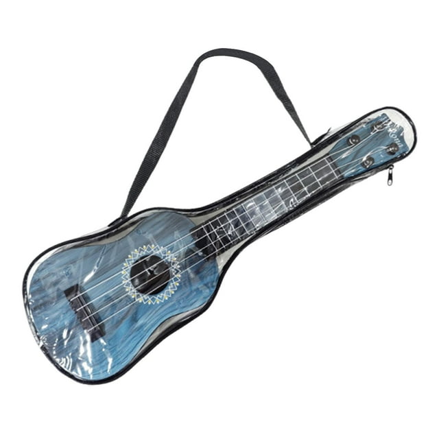 Ukelele de 42 cm para niños, guitarra de 4 cuerdas, juguete educativo para niños, regalo de Año Nuevo. azul