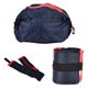thumbnail image 3 of Laklulu Elegante bolso de compras reutilizable portátil plegable de alta capacidad bolso de hombro impermeable azul oscuro, 3 of 6