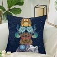 thumbnail image 2 of MKHERT Space Animal Pillow Covers Pillowcase Throw Pillows 18x18 inch, 2 of 2
