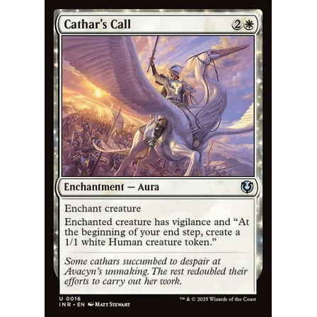 MtG Innistrad Remastered Uncommon Cathar's Call #16
