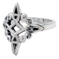 thumbnail image 2 of JOYARIS Anillo Nudo Bruja Amuleto Celta Pavonado Artesanal Plata925 Talla 7 AN-0000562, 2 of 3