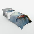 thumbnail image 3 of Ambesonne Colorful Bedding Set 4 Pcs, Harbor Boats and Birds, Queen, Multicolor, 3 of 3