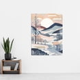 thumbnail image 2 of Countryside Path in Boho Hill Winter Landscape Extra Large XL Wall Art Poster Print, 2 of 3