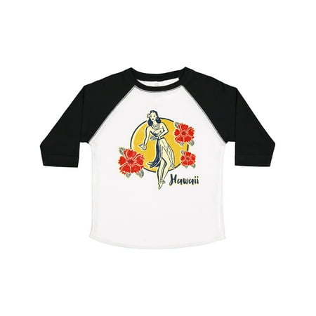 

Inktastic Retro Hula Girl Gift Toddler Toddler Girl T-Shirt