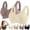 A5_Brown, variant on VISALY Wireless Bras for Women No Underwire Seamless Push Up Bralette 2Pack Wireless Lift Bras Comfortable Supportive Bralette Sleep Bralette Supportive V Neck No Underwire Bras Khaki 4Xl