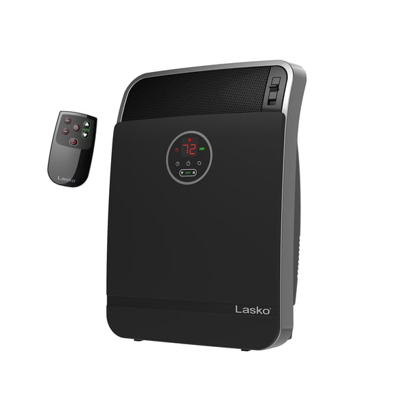 Lasko CC18306 Black 1500W 2 Speed, Remote, Timer, Thermostat Ceramic Console Space Heater