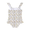 thumbnail image 5 of Tiijoy Little Girls Floral Ruffle One-Piece Swimsuit Cute UPF50+ Square Neck Bathing Suit, 5 of 7