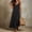 Black, variant on Womens Sleeveless Tank Dress V Neck Lightweight Knit Sweater Maxi Dress Casual Loose Fit A Line Flowy Dresses