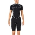 thumbnail image 1 of Trajes de baño para mujer Sueño de manga corta Ultrathin Traje de neopreno profesional Seco rápido Traje de baño caliente para bucear surfing mujer natación / negro M Scienceny OD019361-03, 1 of 7