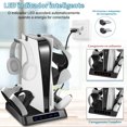 thumbnail image 4 of Charging Stand for PS5 & PSVR2, Vertical Stand with Cooling Fan Game Controller Wireless Charging Station, VR2 Headset Base Accessories-Black, 4 of 8