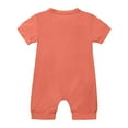 thumbnail image 4 of KVPLBQFD Boys Tracksuit Size 8 Baby 12 Month Boy Onesies Solid Color Romper Zipper Onesie Plants Fiber Fabric Natural and Comfortable Summer Jumpsuit Outfits Baby Boy Clothes 9-12 Months, 4 of 4