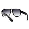 thumbnail image 3 of Men's Sunglasses Sporty Square Aviator Retro Fashion UV400 Black, 3 of 4